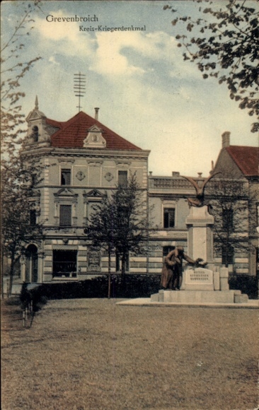 Ak Grevenbroich in Westfalen, Kreis Kriegerdenkmal