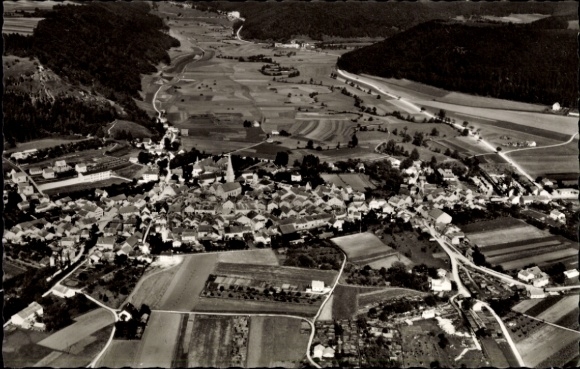 Ak Dietfurt an der Altmühl Oberpfalz, Fliegeraufnahme
