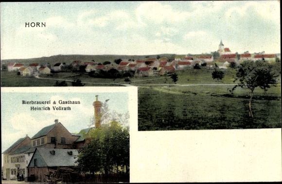 PC Horn im Hunsrück, brewery and inn, total view