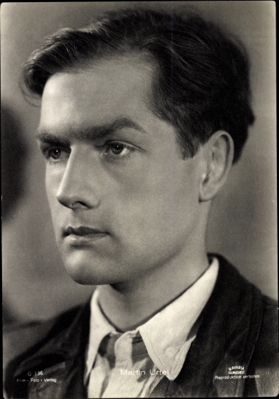 Postcard Actor Martin Urtel, Portrait, Film Photo Verlag G 136