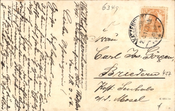 Postcard Elgershausen Schauenburg in Hesse, Waldhof
