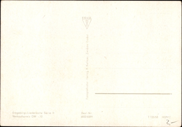 Song Postcard Mei Stübele, Hans Soph, 1910