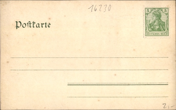 Postcard Chorin in der Mark, Chorin Monastery