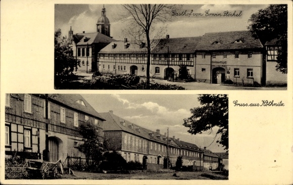 Ak Köthnitz Neustadt an der Orla, Gasthof