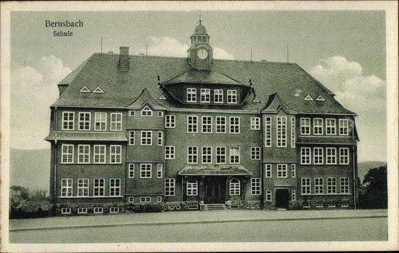 PC Bernsbach in the Erzgebirge of Saxony, school