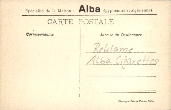 Postcard World Exhibition Ghent 1913, exhibition stand Alba Cigarettes, J. Tirou Dirico, Charleroi