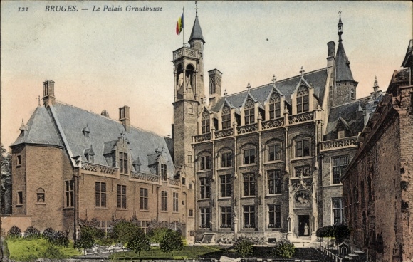 KP Bruges Bruges Flanders West Flanders, from Palais Gruutbuuse, architecture