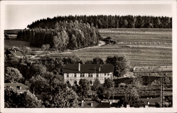Postcard Wurzbach in Thuringia, gymnasium