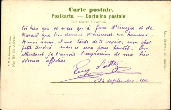 KP Genève Genewa Szwajcaria, widok na port, Jet d'Eau, parowiec