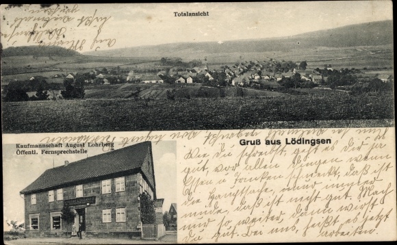 KP Lödingsen Adelebsen Dolna Saksonia, panorama, kupiec August Lohrberg