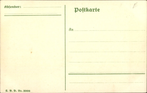 Embossed Postcard Patriotik Kaiserreich, Forward with God