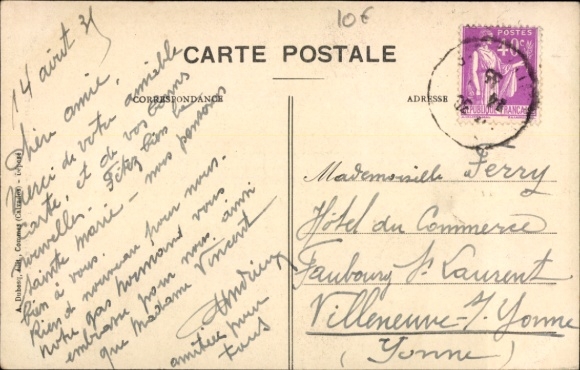 CPA Costume en Normandie, Le Gard Normand