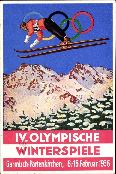 KP artystyczna Garmisch Partenkirchen w Górnej Bawarii, Zimowe Igrzyska Olimpijskie 1936, skoki narciarskie