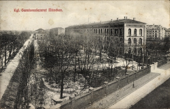 Ak München, Kgl. Garnisonslazarett