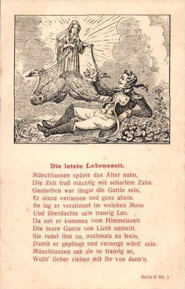 6 Ak Münchhausen, Serie 6, 1-6