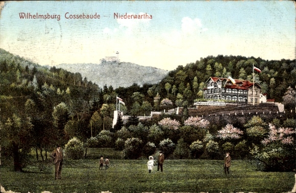 Postcard Dresden Cossebaude Niederwartha, Wilhelmsburg