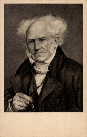 Artist Postcard Lunteschutz, J., Arthur Schopenhauer, portrait