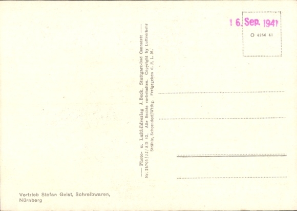 Postcard Nuremberg in Middle Franconia, Zeppelinwiese, aerial photograph
