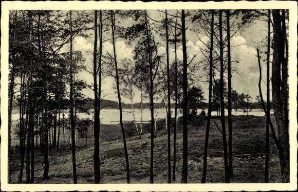 PC Drieschnitz Kahsel Neuhausen Brandenburg, RAD Reichsarbeitsdienst department 6/82, view of the lake