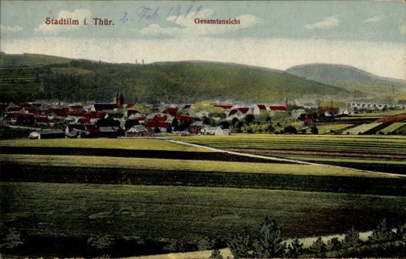 Ak Stadtilm in Thüringen, Gesamtansicht