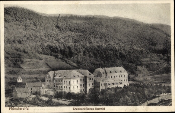 Postcard Bad Münstereifel in North Rhine Westphalia, Archbishop's Seminary