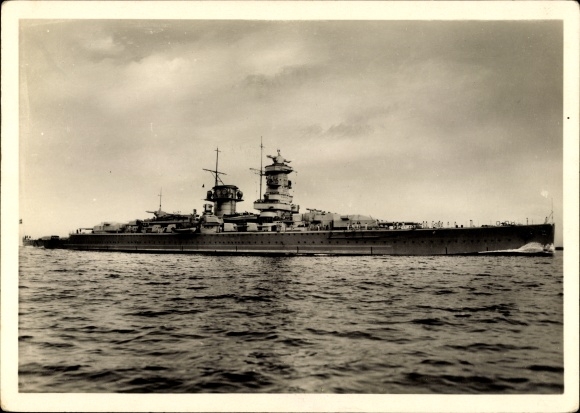 Ak Deutsches Kriegsschiff, Admiral Graf Spee, Panzerschiff, Kriegsmarine