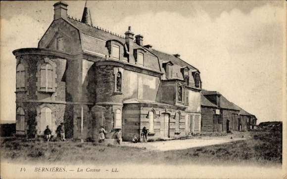 Postcard Bernières sur Mer Calvados, La Casine