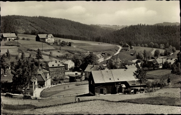 Ak Stützengrün im Erzgebirge Sachsen, Panorama