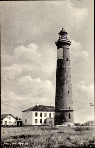 Postcard Skagen Denmark, Fyret, Lighthouse