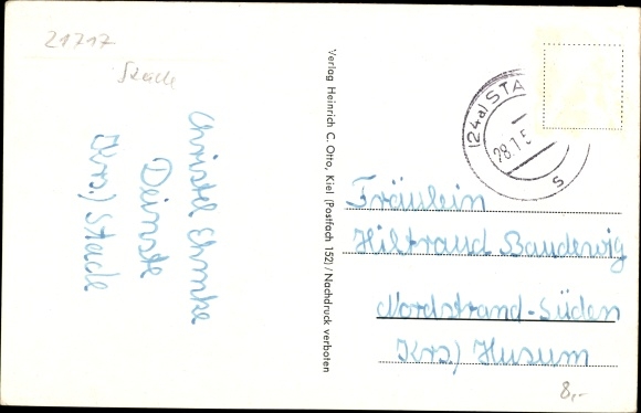 Postcard Deinste in Lower Saxony, commercial building, war ceremonies, school