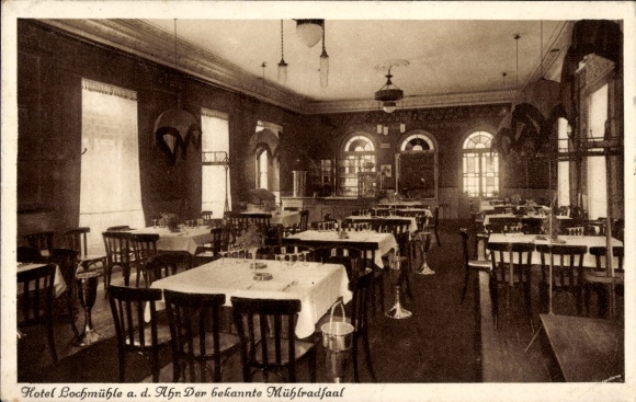 Postcard Mayschoß an der Ahr, Hotel and Weinhaus Lochmühle, interior view