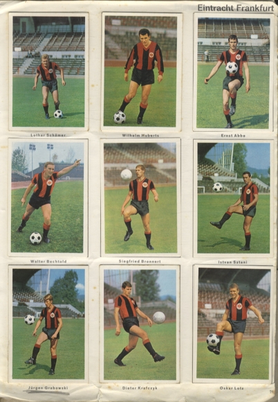 Football 1966/67 football pictures, Bergmann, 368 collector's pictures, 1967