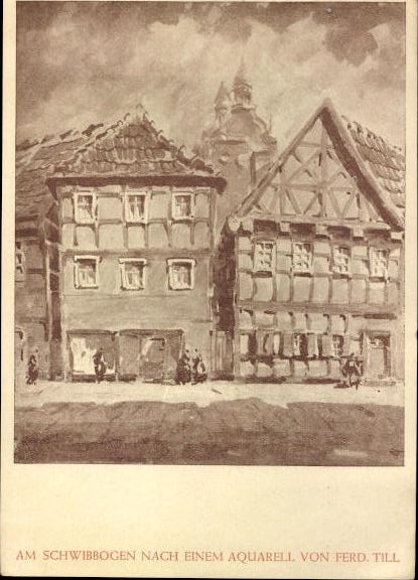 6 Ak im Umschlag, Seehausen in der Altmark,Aquarell von Ferd. Till, 800 Jahrfeier