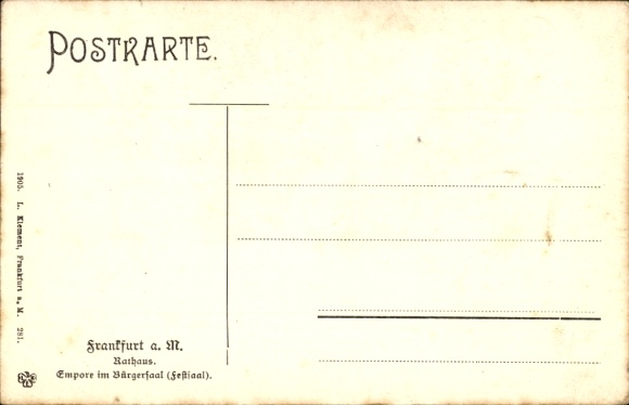 KP Frankfurt nad Menem, Ratusz