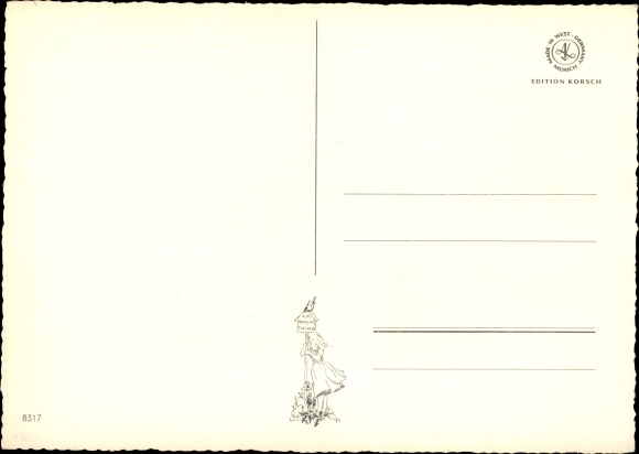 Artist Postcard Schwarz Torinus, Anna, Brother Lustig, fairy tales, Brothers Grimm