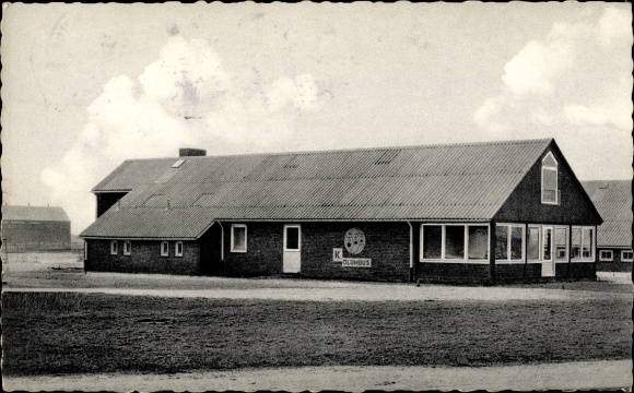 Ak Nordseebad Sankt Peter Ording, Evgl. Jugenderholungsdorf, Haus Kolumbus
