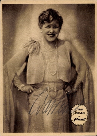 Ak Schauspielerin Ida Wüst, Portrait, Autogramm