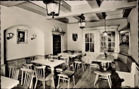 Postcard Betzdorf an der Sieg, Hotel Bürgergesellschaft