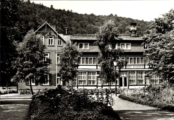 Ak Treseburg Thale im Harz, FDGB Erholungsheim Wildstein