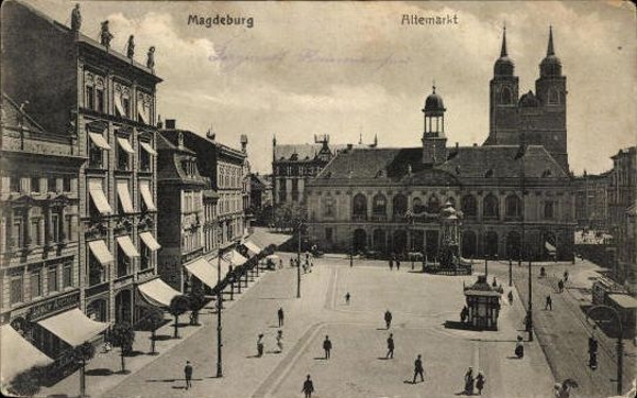 50 Ak Magdeburg Elbe, diverse Ansichten, kleinformatig