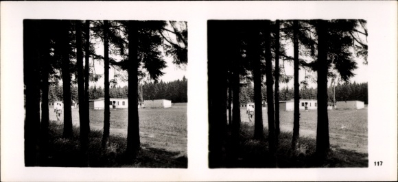 Stereo spatial image The NS model companies 1937-38 No. 427 III/117, Albert Dölling Civil Engineering Bühlau