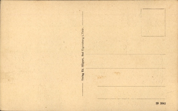 Postcard Bad Elgersburg in Ilm District Thuringia, Railway Rest Home