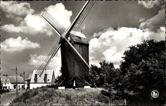 Postcard Knokke Heist Heyst Knocke sur Mer West Flanders, De Molen van Calf