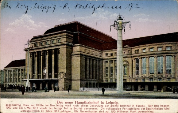 Ak Leipzig, Hauptbahnhof