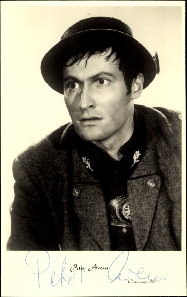 Foto Ak Schauspieler Peter Arens, Portrait, Autogramm