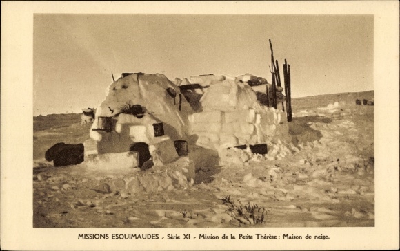 KP Missions Esquimaudes, Mission de la Petite Therese, Maison de neige