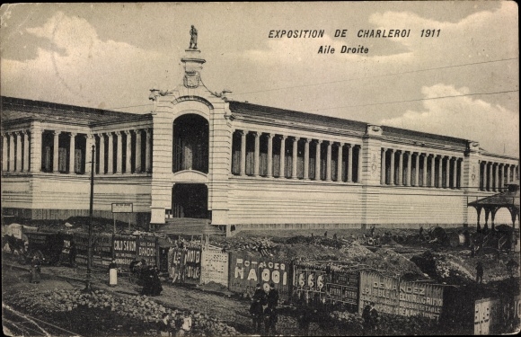 Postcard Charleroi Wallonia Hainault, Exposition 1911, Aile Droite