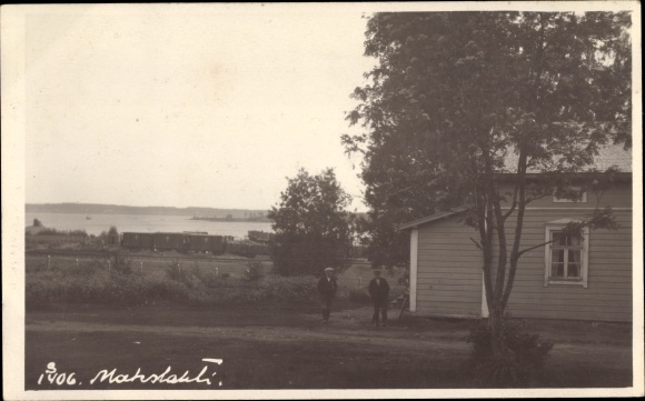 Photo Makslahti ? near Leningrad Russia, view of a building