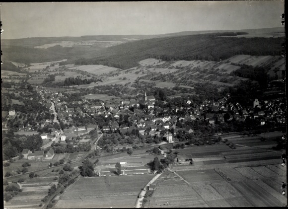 Foto Bad König im Odenwald, Fliegeraufnahme