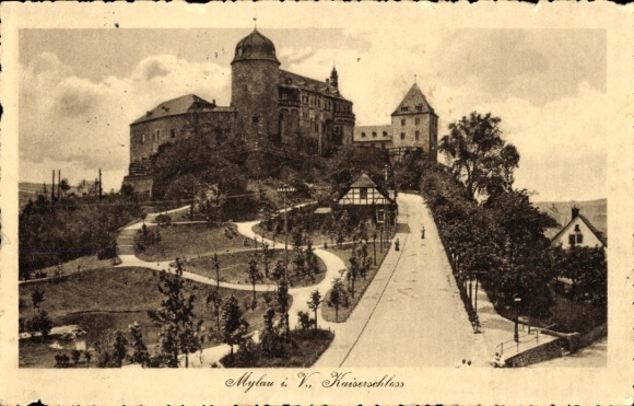 Ak Mylau Reichenbach im Vogtland, Kaiserschloss
